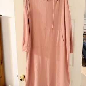 Elegant Pink Midi Dress